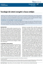 Tecnologie dei sistemi energetici a bassa entalpia - CESAB
