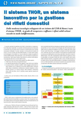 Analisi di un sistema innovativo per la gestione dei rifiuti domestici - CESAB