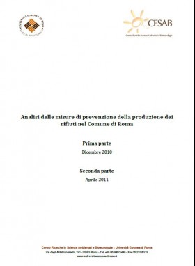 Analisi di misure di prevenzione della produzione di rifiuti - CESAB